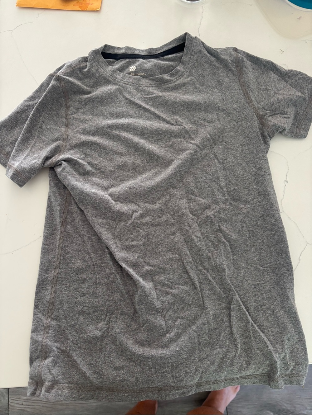 all in motion Heather Gray Short Sleeve Crew Tee